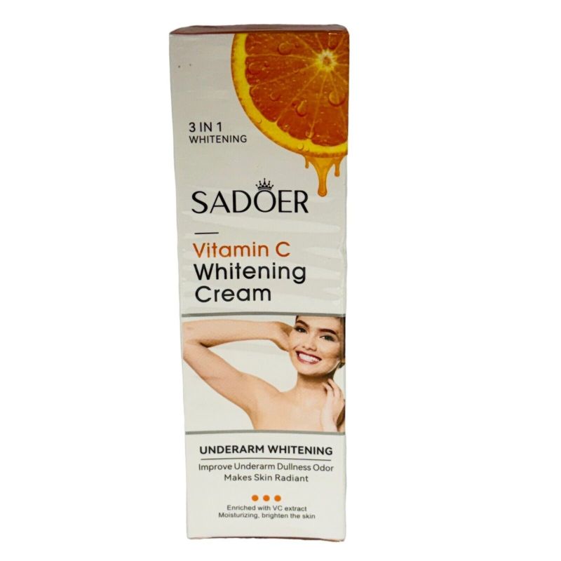 Photo 1 of  Sadoer Vitamin C Whitening Cream 3 in 1 (2 Ct) 50g Expire 12/2026
  