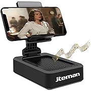 Photo 1 of Cell Phone Stand with Wireless Bluetooth Speaker and Anti-Slip Base HD Surround Sound Perfect for Home and Outdoors with Bluetooth Speaker