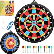 Photo 1 of Magnetic Dart Board w/ 12 Darts, Kids Dartboard Gifts, Safe Indoor Outdoor Games for Kids 8-12, Teen Gifts for 6 7 8 9 10 11 12 13 14 Year Old