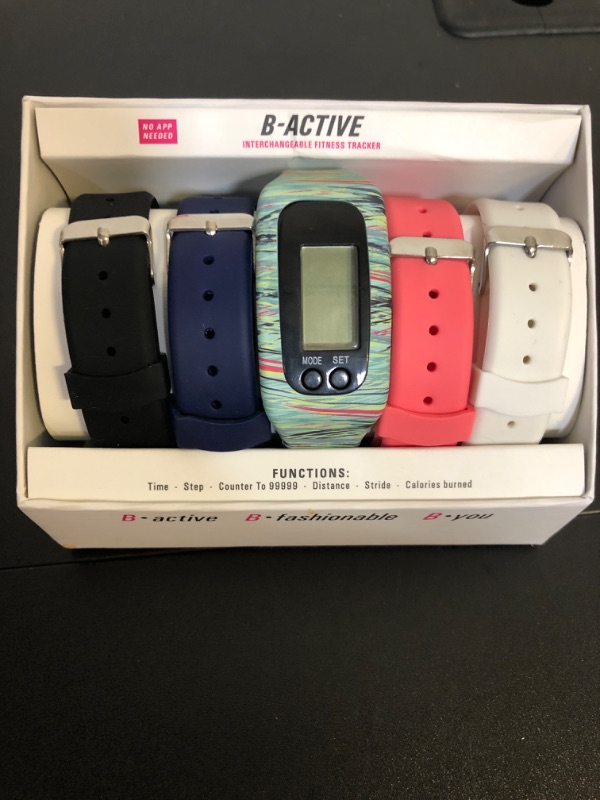 Photo 1 of 5Ppack B-Fit Fitness Tracker and Pedometer and Interchangeable Bands