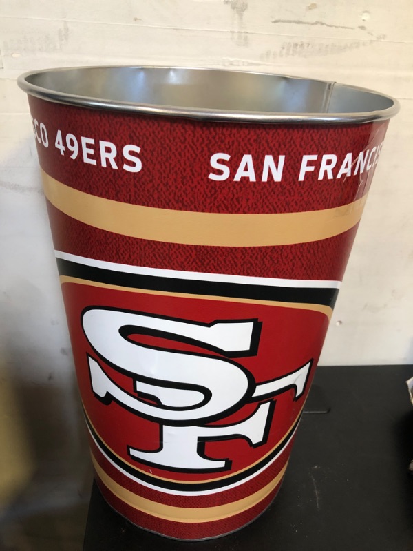 Photo 1 of San Francisco 49ers Trash Can