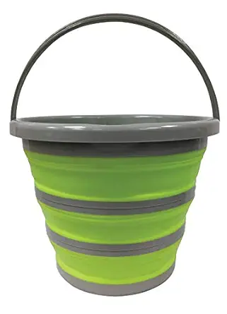 Photo 1 of 2.6 Gallons Multipurpose  Collapsible Bucket Green