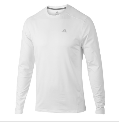Photo 1 of Size XL--Russell Athletic Men's Long-Sleeve Arctic Fitted Crew Shirt