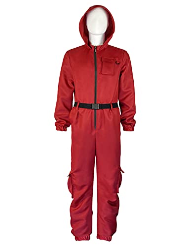 Photo 1 of Size XL---Romper Long Sleeve Hooded Neck Jogger Trousers Zipper Jumpsuit