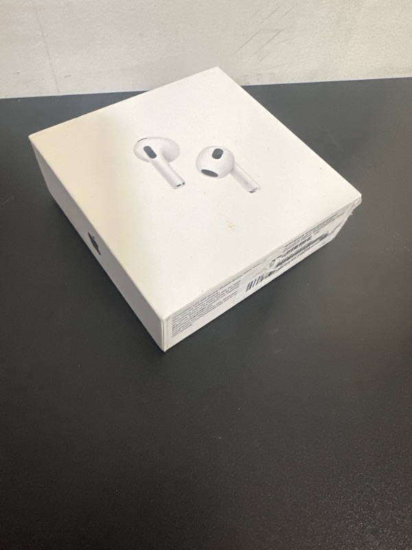 Photo 2 of Apple AirPods with Lightning Charging Case (3rd Generation)***FACTORY SEALED
