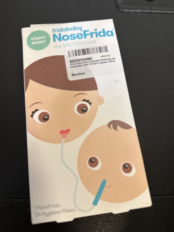 Photo 2 of Frida Baby Nasal Aspirator NoseFrida the Snotsucker with 24 Extra Hygiene Filters NoseFrida Filter Bundle