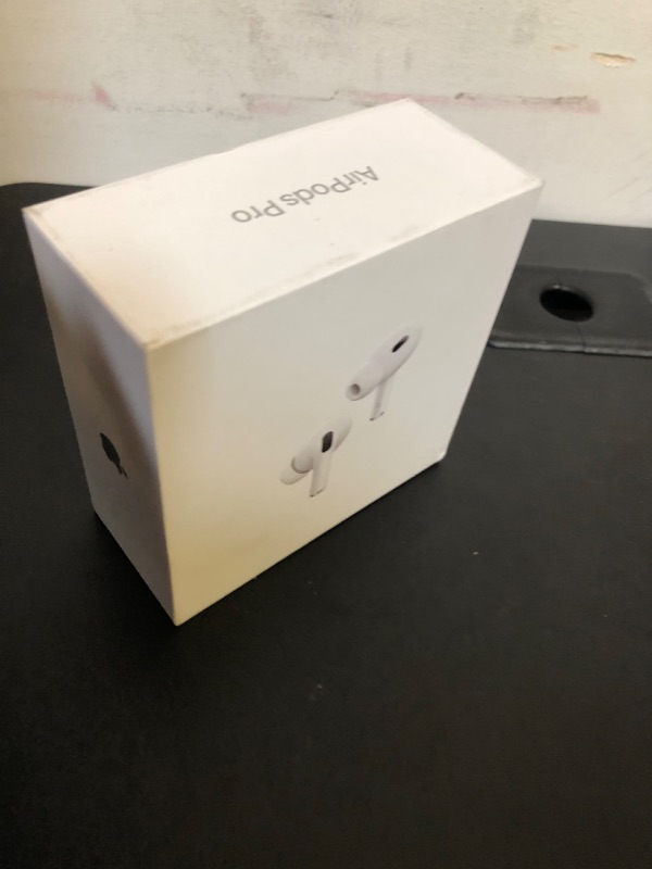 Photo 2 of Apple AirPods Pro (2nd Generation) Wireless Ear Buds with USB-C Charging, Up to 2X More Active Noise Cancelling Bluetooth Headphones, Transparency Mode, Adaptive Audio, Personalized Spatial Audio USB-C Without AppleCare+****factory sealed