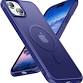 Photo 1 of 3Pack STERKER Magnetic Designed for iPhone 15 Case [Military Grade Drop Tested] Translucent Slim Case for iPhone 15 Phone Case?6.1"?, Klein Blue