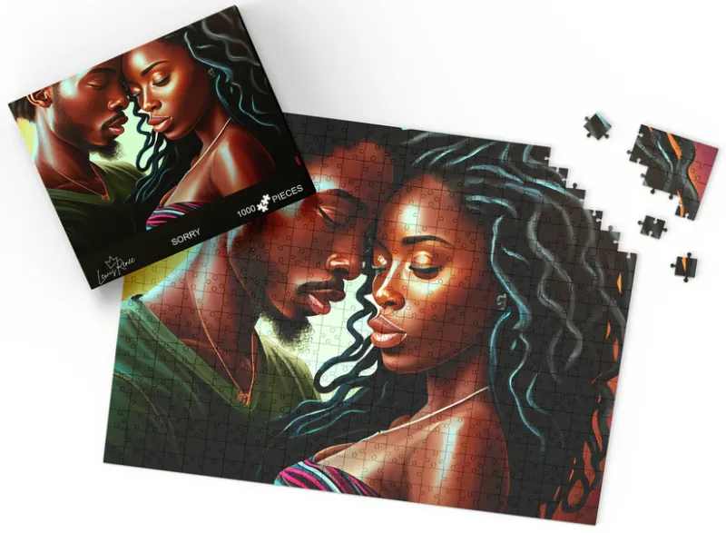 Photo 1 of African American Art Jigsaw Puzzles: Engaging & Relaxing Black Expressions (Sorry)