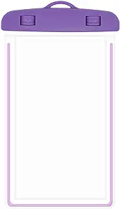 Photo 1 of 6500-001Purple Waterproof Case for Various Smartphones, 8 Colors, Night Light, Compatible with Models Below 6 inches, Purple