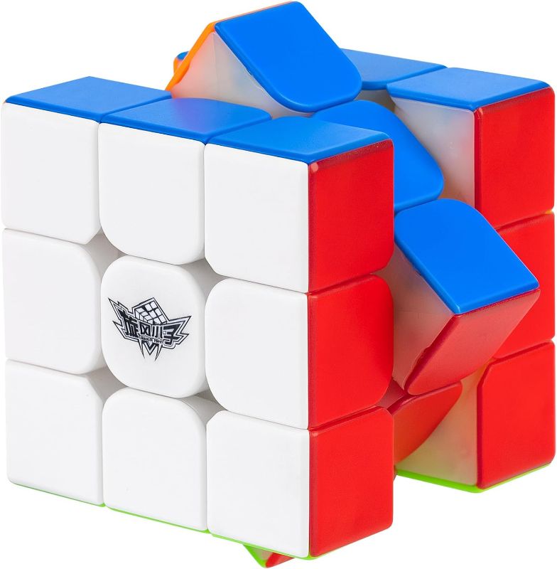 Photo 1 of D-FantiX Magnetic Speed Cube 3x3x3, Cyclone Boys Professional Stickerless High Speed Cube, Magnet Magic Cube Puzzle Toy for Kids and Adults, Solving Brain Teaser Gift Idea
