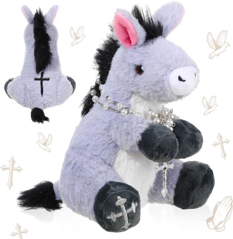 Photo 1 of Donkey Religious Stuffed Animal Toy Baptism Gifts Christening 7.48 Inch