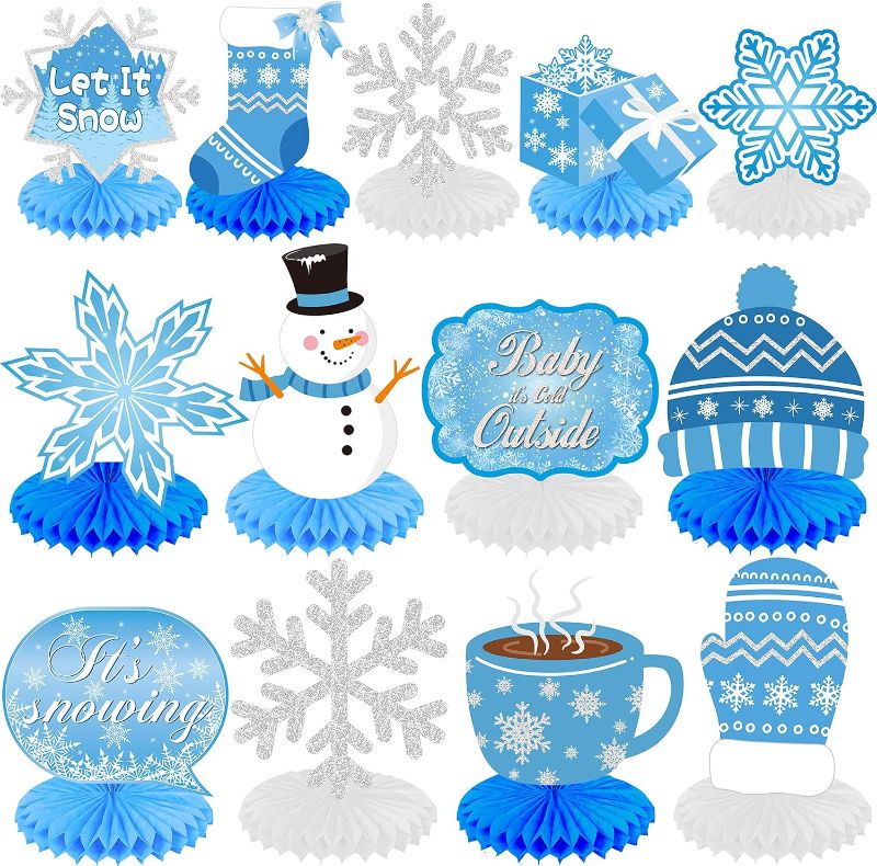 Photo 1 of 13Pcs Winter Party Table Decorations