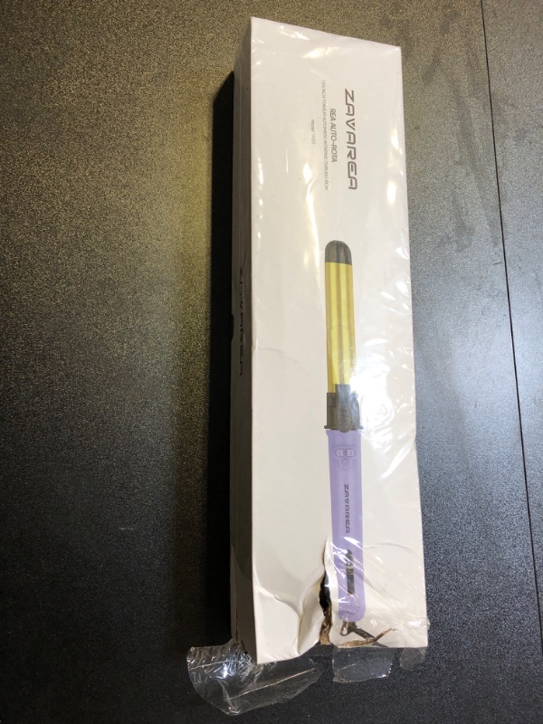 Photo 1 of Rotating Curling Iron 1 1/4 Inch Automatic Hair Curler, Self Curling Wand with Extra Long Barrel for Long Hair, Dual Voltage Curling Iron 1.25 Inch for Waves, Beach Curls, 1H Auto Off, Gift for Women