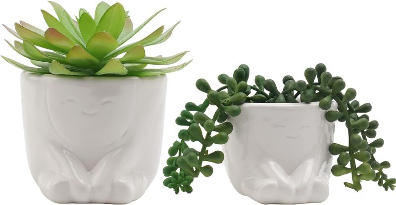 Photo 1 of GUICHIFUN FLOWER POT SET OF 2 HEAT PLANTER