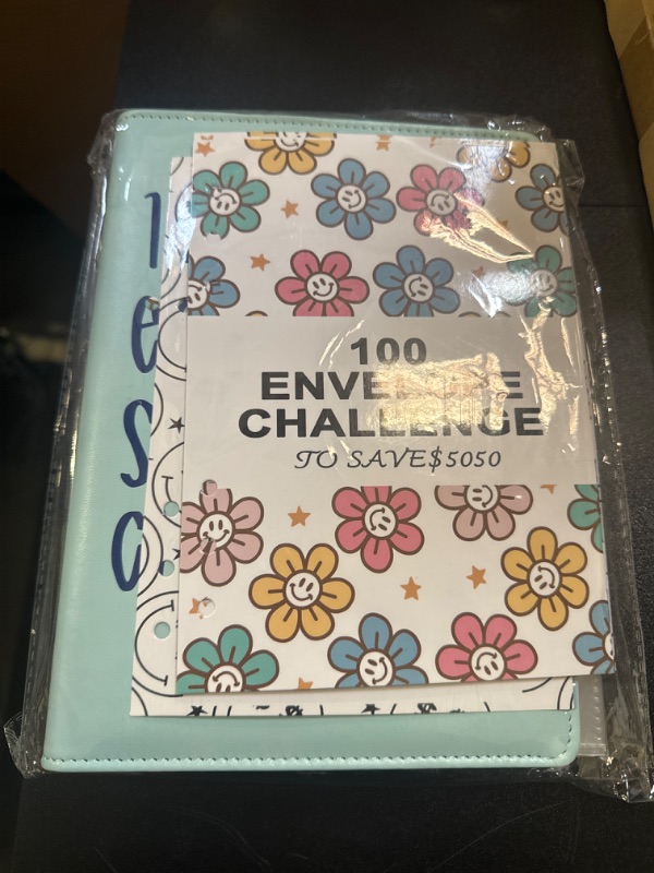 Photo 2 of 100 Envelopes Challenge Binder,Savings Challenge Binder,Easy and Funny Way to Save $5,050, A5 Money Saving Budget Binder with Cash Envelopes(Blue)