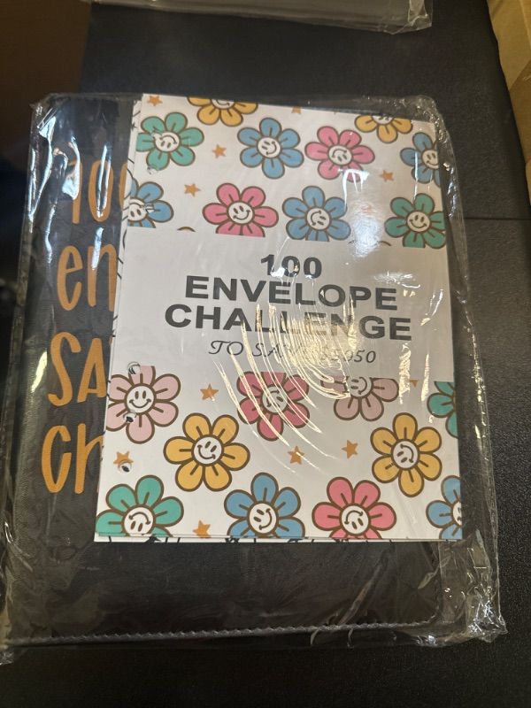 Photo 1 of 100 Envelopes Challenge Binder,Savings Challenge Binder,Easy and Funny Way to Save $5,050, A5 Money Saving Budget Binder with Cash Envelopes