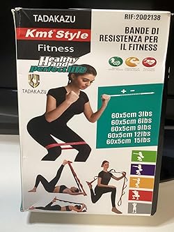 Photo 1 of Resistance Bands Exercise Bands Set for Women, Non-Elastic Yoga Strap with Loops for Stretching Physical Therapy, Workout Bands with 5 Resistance Levels for Home Gym Exercise
