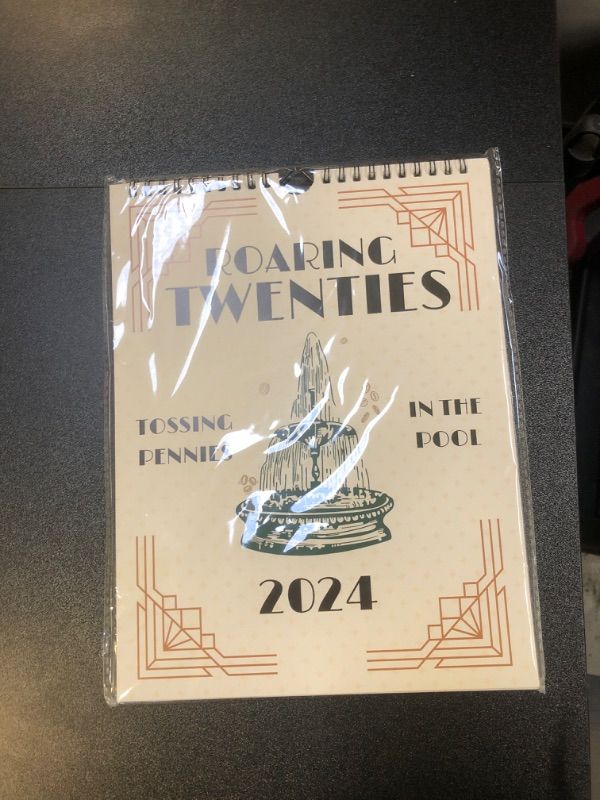 Photo 1 of 2024 Roaring Twenties Calendar Wall Calendar, 2024 TS Lyrics Calendar, Roaring Calendar 2024,12 Monthly Calendar Planner, E-ras Tour Calendar Music Gifts(1Pcs)
