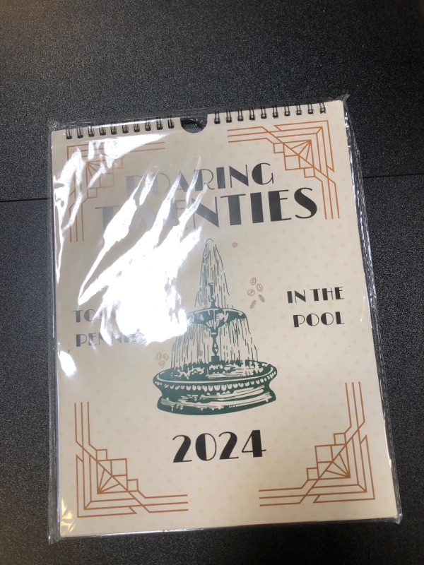 Photo 1 of 2024 Roaring Twenties Calendar Wall Calendar, 2024 TS Lyrics Calendar, Roaring Calendar 2024,12 Monthly Calendar Planner, E-ras Tour Calendar Music Gifts(1Pcs)
