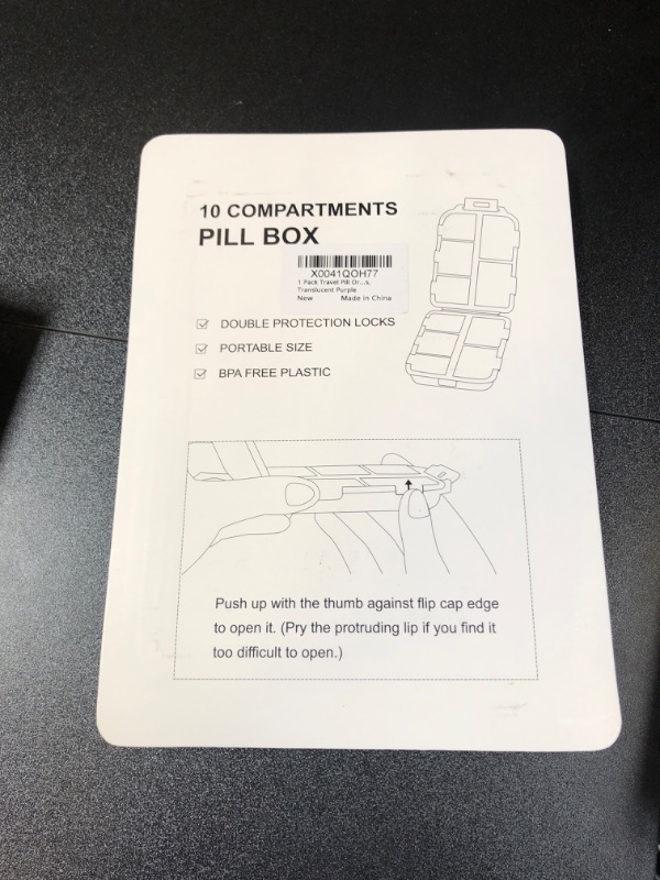 Photo 2 of 2 PACK PILL BOX 