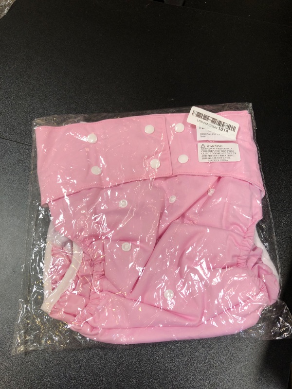 Photo 1 of ADULT CLOTH DIAPER PINK
SIZE SMALL