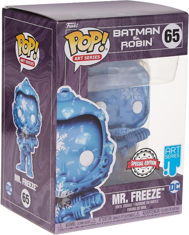 Photo 1 of DC Art Series Mr. Freeze (Blue/White) Pop! Vinyl Figure #65
