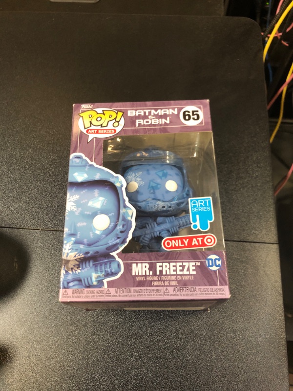 Photo 3 of DC Art Series Mr. Freeze (Blue/White) Pop! Vinyl Figure #65
