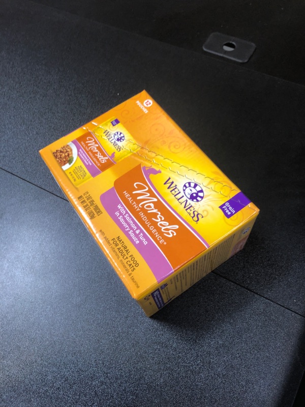 Photo 1 of  Salmon and Tuna in Savory Sauce Wet Cat Food, 3 Oz., Case of 12, 12 X 3 OZ
exp july 15 2024