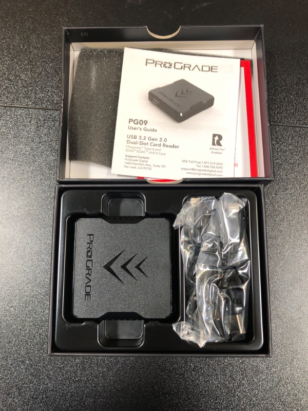 Photo 2 of PROGRADE DIGITAL USB 3.2 GEN 2.0DUAL SHOT CARD READER  