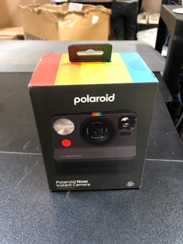 Photo 2 of Polaroid Now 2nd Generation I-Type Instant Film Camera - Black (9095) Gen2 Camera Black (FACTORY SEALED)