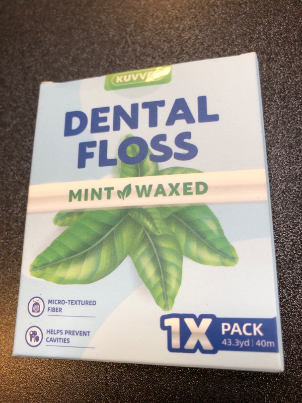 Photo 2 of Dental Floss, Mint Flavored Wide Clean Surface Smoothly, Protecting Teeth and Gums, 40M, 1Pack
