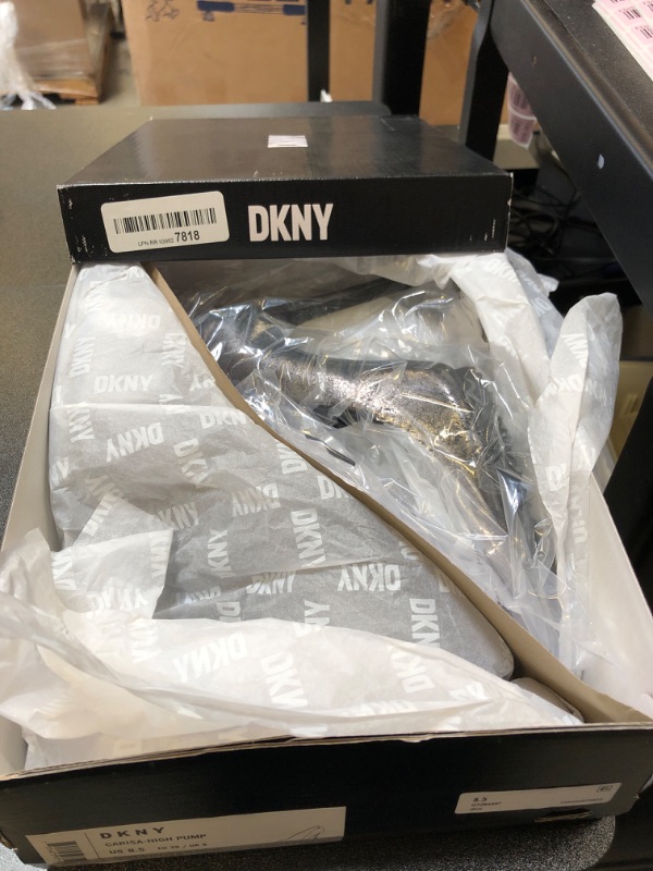 Photo 1 of DKNY Women's Slip-on Classic Pointed Toe Pump 8.5 Dk Gunmeta