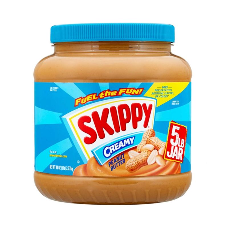 Photo 1 of SKIPPY Creamy Peanut Butter, 5 Pound, Exp April 30 2025
