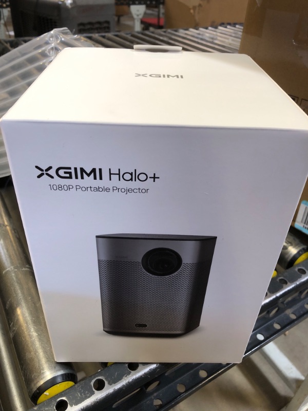 Photo 6 of XGIMI Halo+ 1080P Portable Projector, 700 ISO Lumens with Harman Kardon Speakers, Auto Keystone Correction, Auto Focus, Intelligent Obstacle Avoidance, Intelligent Screen Alignment, Android TV 10.0