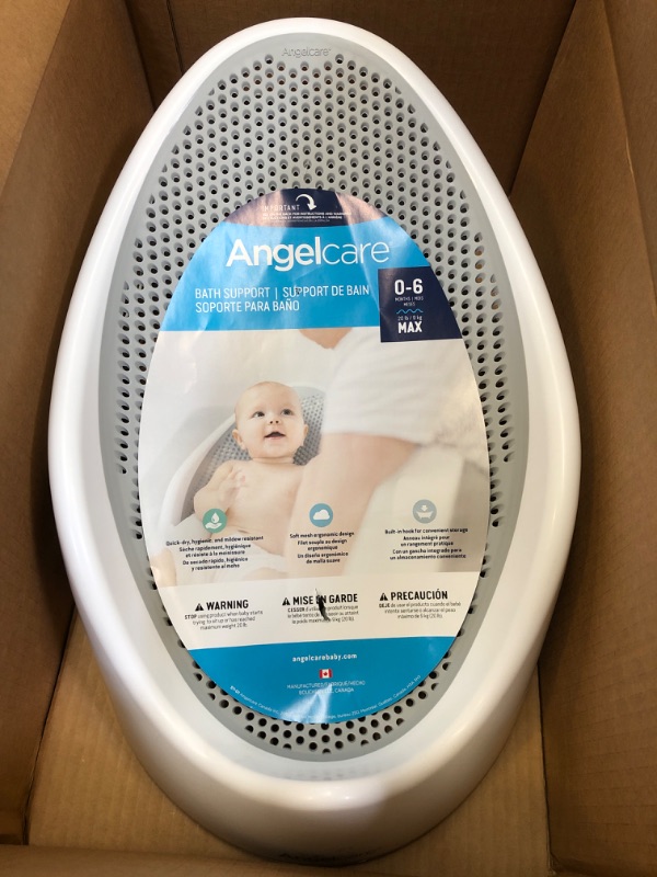 Photo 2 of Angelcare Baby Bath Support (Grey) | Ideal for Babies Less than 6 Months Old