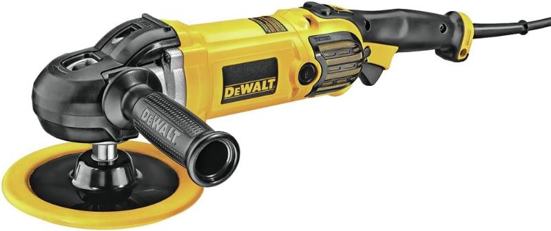 Photo 1 of DEWALT Buffer Polisher, 7”-9”, 12 amp, Variable Speed Dial 0-3,500 RPM’s, Corded (DWP849X)
