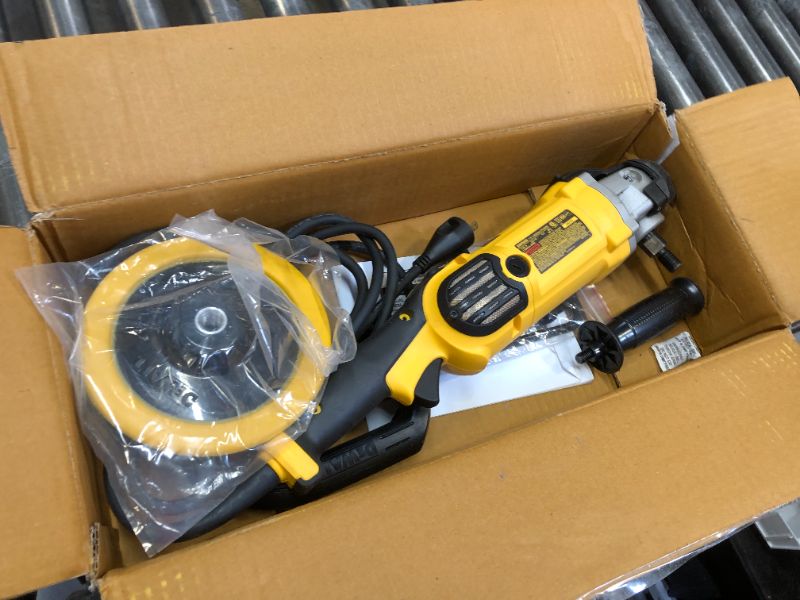 Photo 2 of DEWALT Buffer Polisher, 7”-9”, 12 amp, Variable Speed Dial 0-3,500 RPM’s, Corded (DWP849X)
