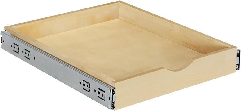 Photo 1 of 17'' Width Pull Out Drawers for Kitchen Cabinets, Cabinet Organizers and Storage, Slide Out Cabinet Drawer, Slide Out Drawer Organizer, Wood Rack for Kitchen, Bathroom (17''W x 21''D)
