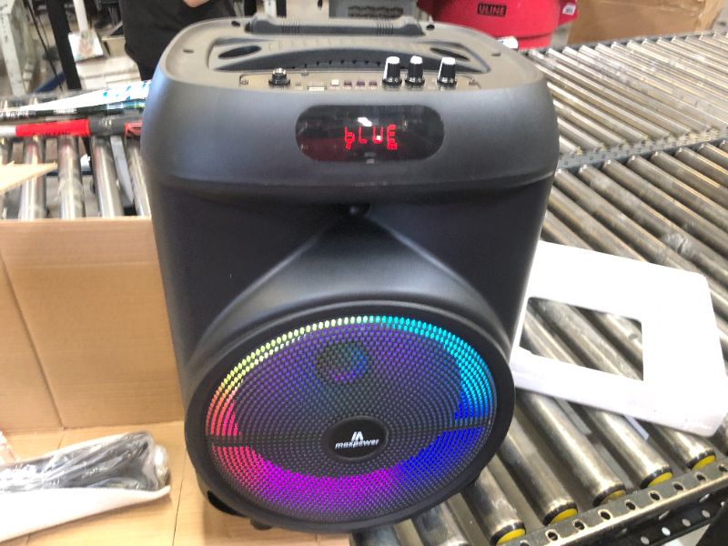 Photo 2 of Max Power MPD892-RUMBLE 12 karaoke Bluetooth speaker portable wired mic trolley speaker 12" Woofer
