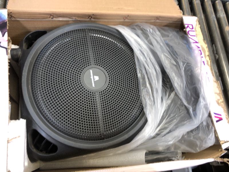 Photo 2 of Max Power MPD892-RUMBLE 12 karaoke Bluetooth speaker portable wired mic trolley speaker 12" Woofer
