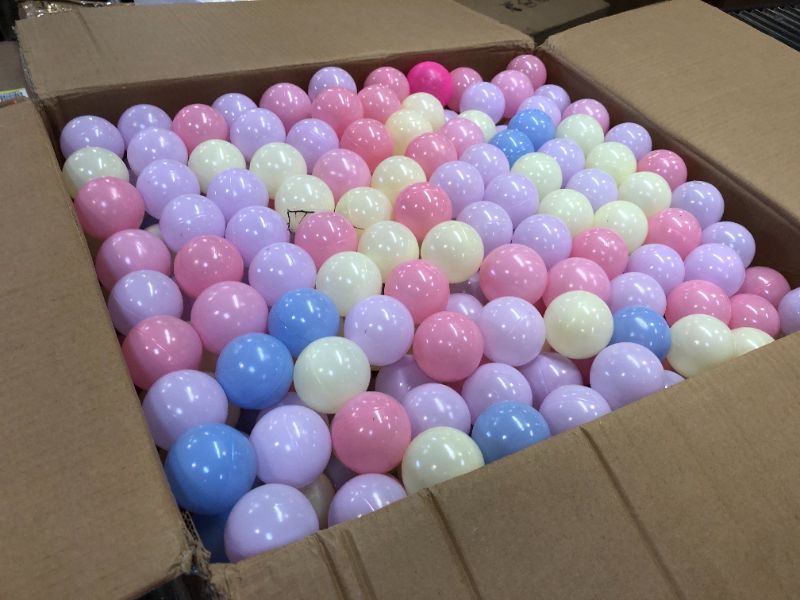 Photo 2 of 1000 Pcs Colorful Ball 2.2 Inch Soft Plastic Ocean Ball Crush Proof Outside Toys Balls Pool House Playground Equipment Accessories

