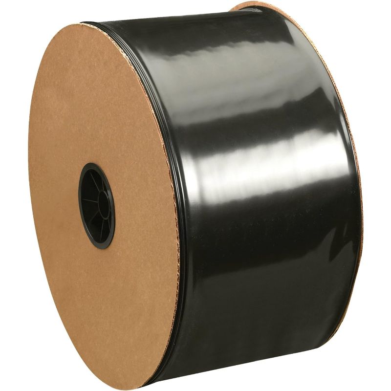 Photo 1 of 10' x 725', 4 Mil (1 Roll) Black Plastic Poly Tubing
