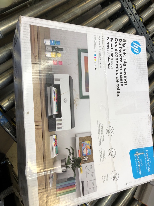 Photo 1 of HP Smart -Tank 6001 Wireless All-in-One Cartridge-free Ink Printer