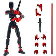 Photo 1 of ++USE STOCK PHOTO AS REFERENCE++ NBDIB ROBOT ACTION FIGURE (BLACK)