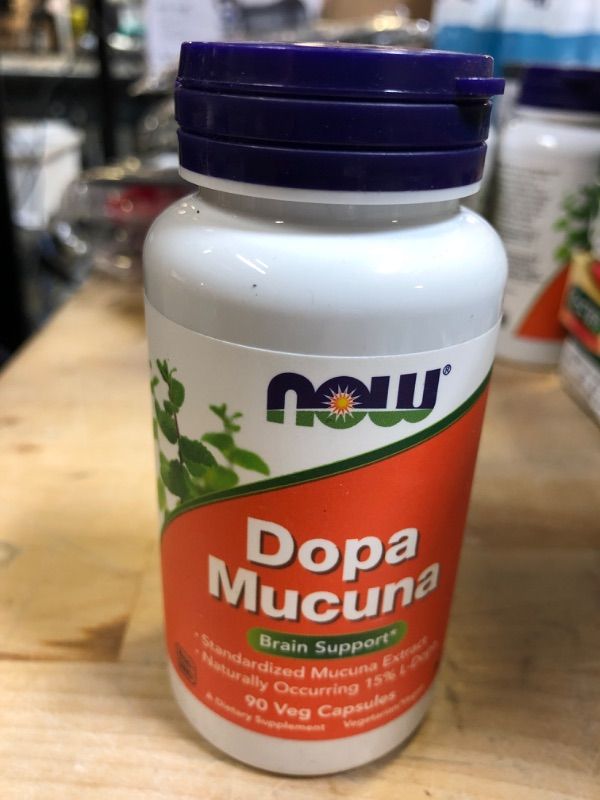 Photo 3 of DOPA Mucuna 90 Vcaps by Now (Pack of 2)