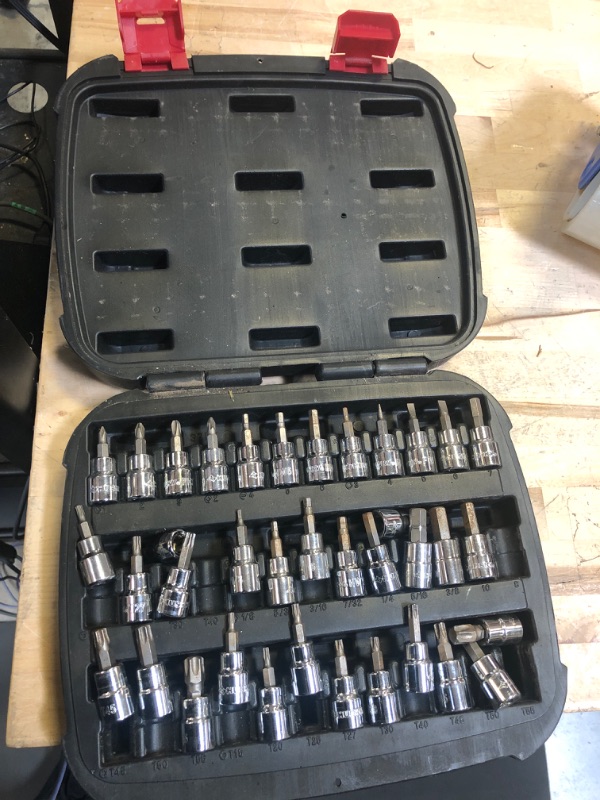 Photo 1 of 3/8 in. Drive Master Bit Socket Set (37-Piece)
