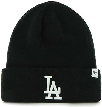 Photo 1 of 47 MLB Los Angeles Dodgers Brand Cuff Kni Hat, One Size, Black