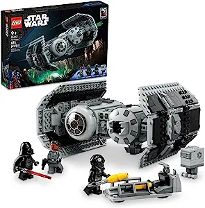 Photo 1 of LEGO Star Wars TIE Bomber 75347, Model Building Kit, Starfighter with Gonk Droid Figure & Darth Vader Minifigure with a Lightsaber, Collectable Gift Idea