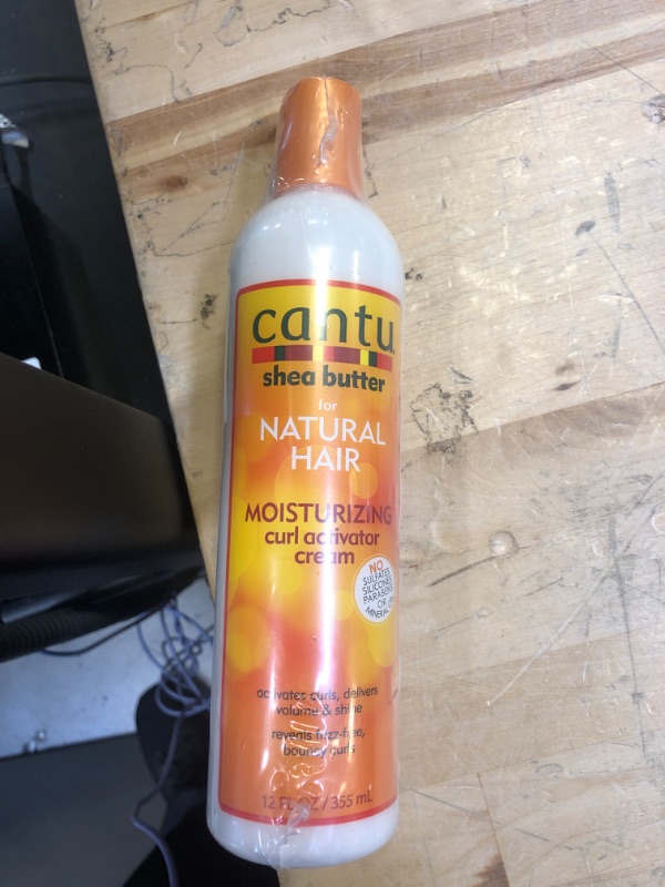 Photo 2 of Cantu Shea Butter for Natural Hair Moisturizing Curl Activator Cream, 12 Ounce